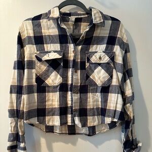 Crop flannel